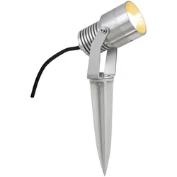 EVN Lichttechnik P-LED COB Spot m.Erdspieß PC 670502 alu-mt