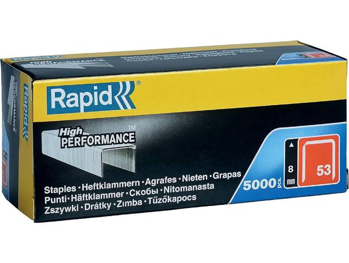 Isaberg Rapid staple 53 / 08 L 004 Emballage = 5000 pièces Isaberg type 53 - 11857050