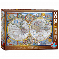 eurographics Puzzle - Antique World Map - 1000 Teile 300914