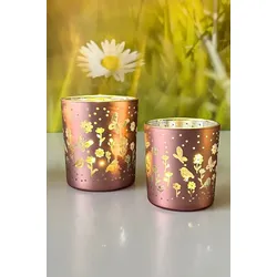 Teelichthalter Polline 10cm rosa
