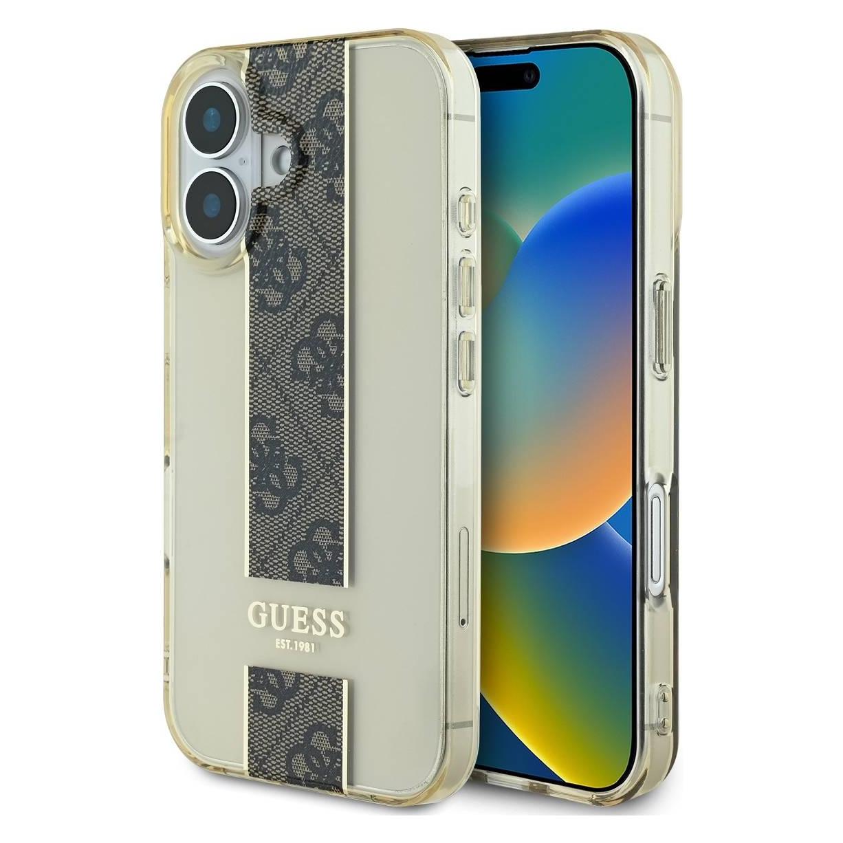 Guess GUHCP16SHS4PPW Schutzhülle (Apple iPhone 16) (GUHCP16SHS4PPW)