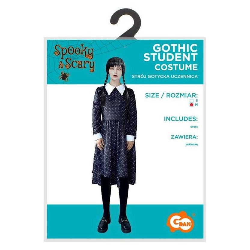 GoDan Gothic-Schulmädchenkostüm für Erwachsene, Grösse M (M) (58224298)