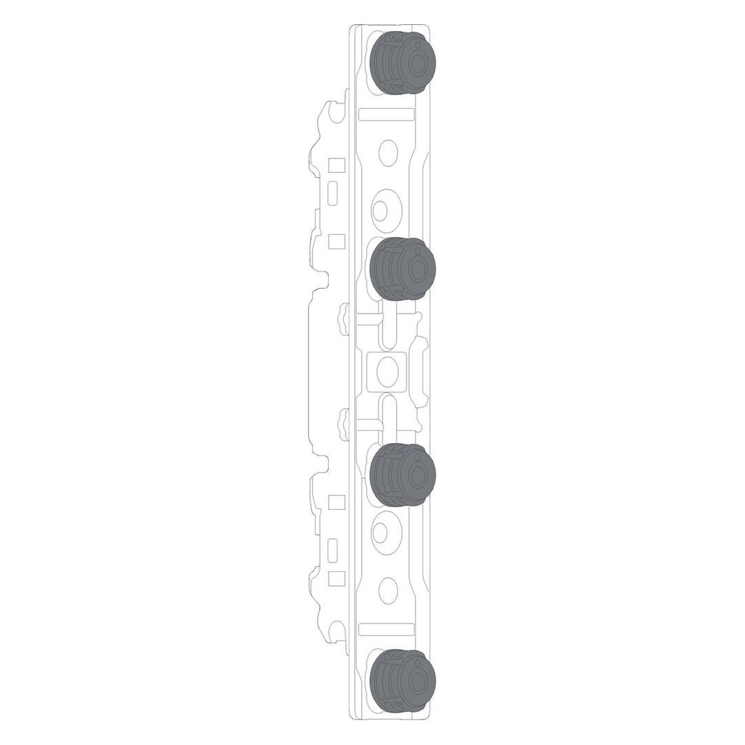 Blum Frontbefestigungs-Set für Hochschwenkklappe AVENTOS HS / HL / HK (03613770)