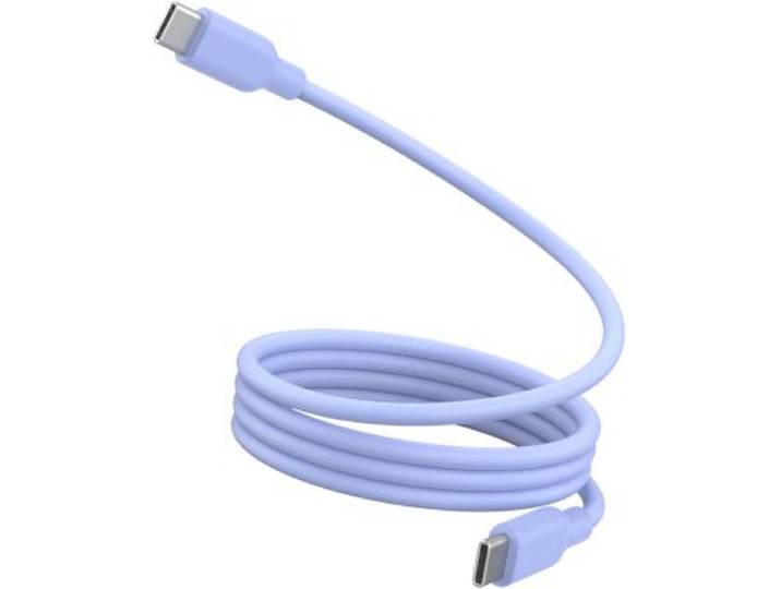 Essentielb - Câble De Charge Vers Usb-C Silicone Magnétique1m Violet