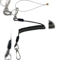 TRIZERATOP Sicherungsseil für Werkzeuge Ø1,5 mm, 52–170 cm, 3 kg Belastung