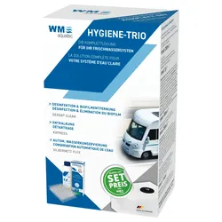 WM aquatec Hygiene-Trio Wasserhygiene Komplettset für Tankgröße 320 Liter