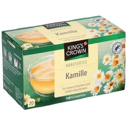 Kings Crown Kräutertee »Kamille« Tassenportion, 20 Stück