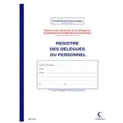 ELVE, Heft + Block, Registre "D‚l‚gu‚s du personnel", 40 pages, 320 x 240mm