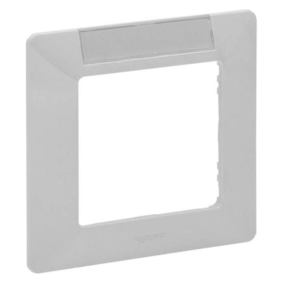 Legrand Valena Life 1-fach Rahmen mit Beschriftungsfeld Ultraweiss 754011 (754011)