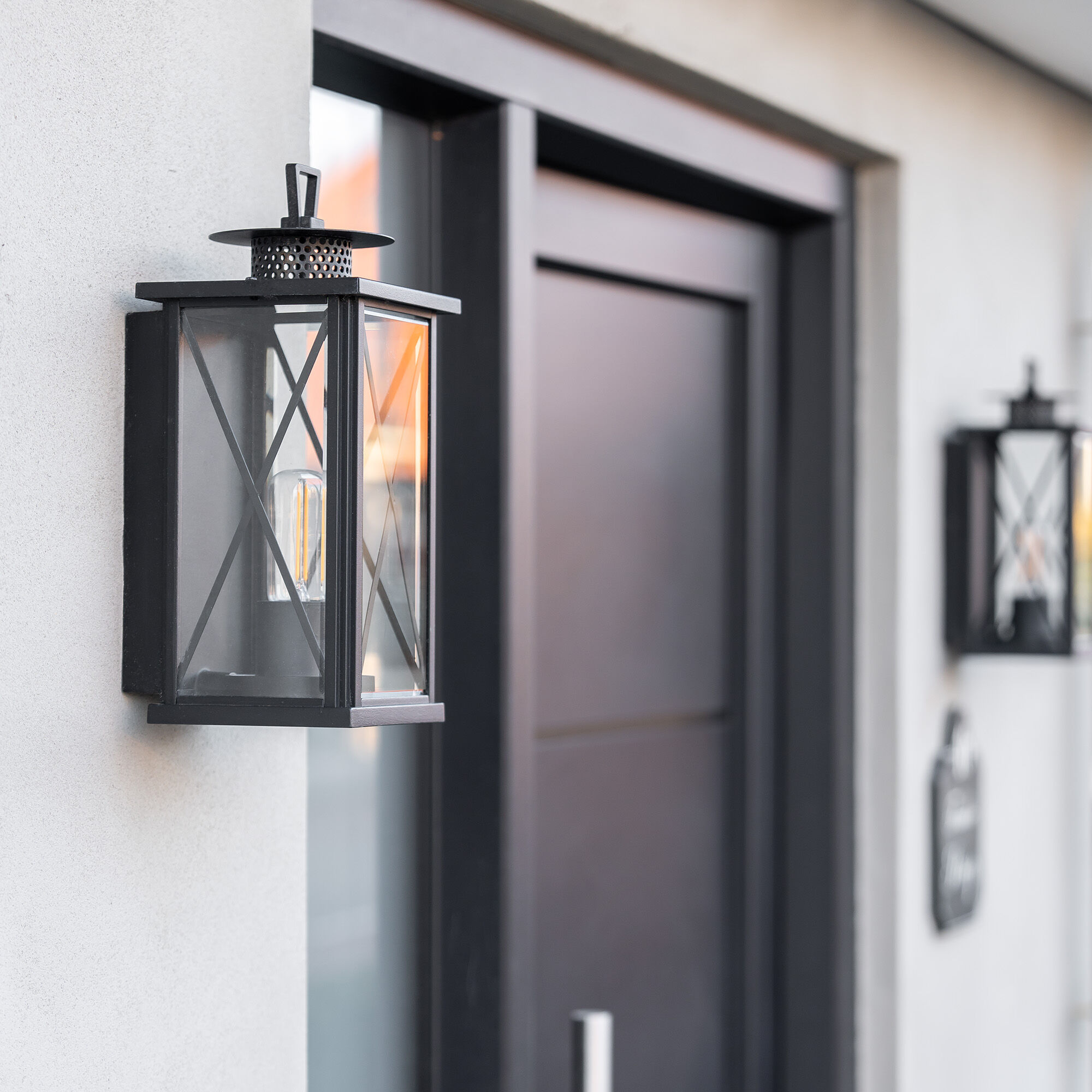 KS Verlichting Winchester Muurlamp Zwart met LED