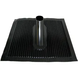 Megasat Kunststoff-Alu-Ziegel 500x440mm schwarz (Spiegel + Antennen Montage), SAT Zubehör, Schwarz