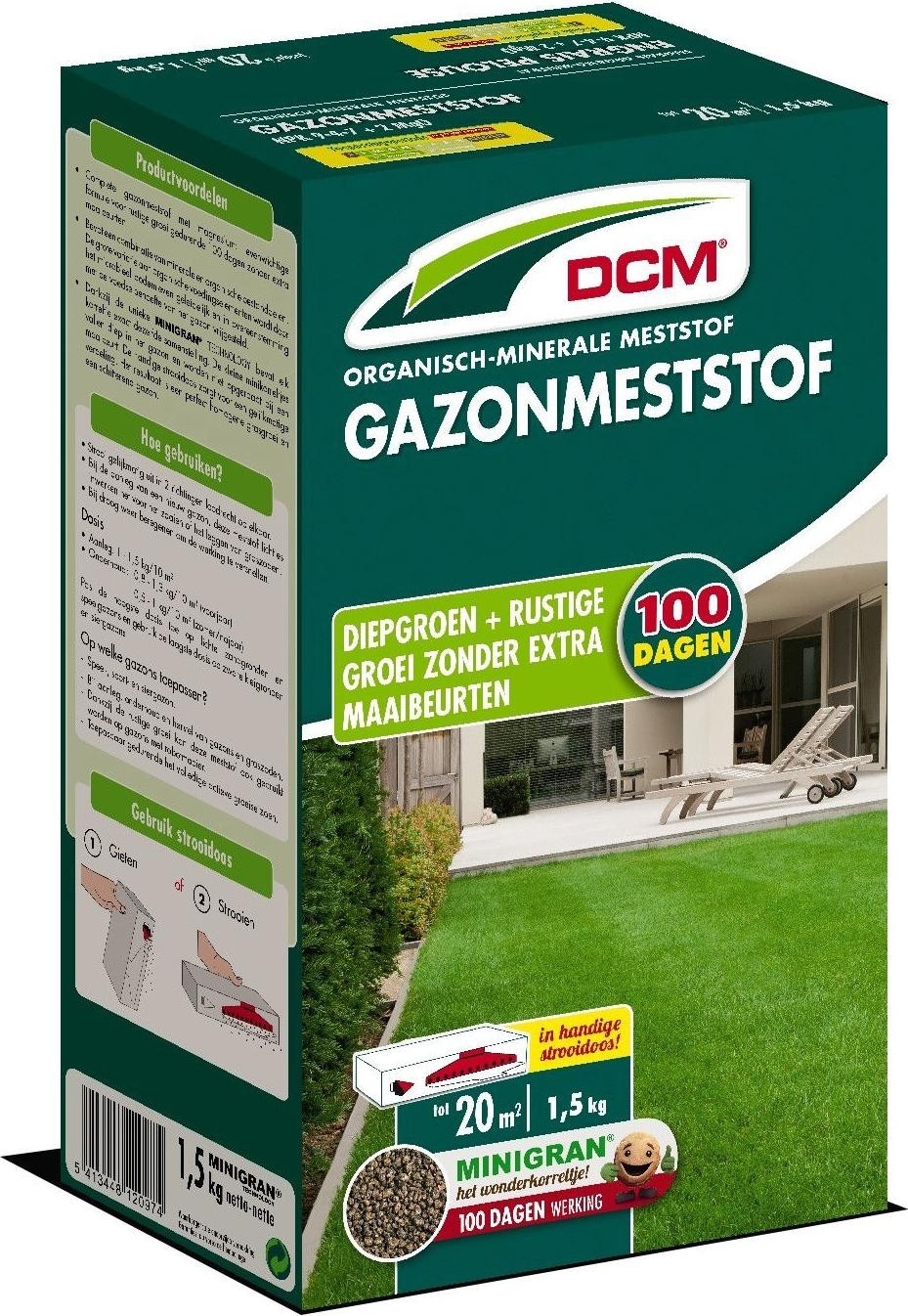 DCM & Lamarca Gazonmeststof 1,5 kg