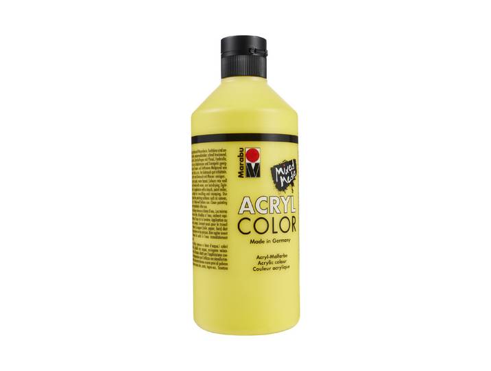 Marabu Acrylfarbe Gelb 500 ml
