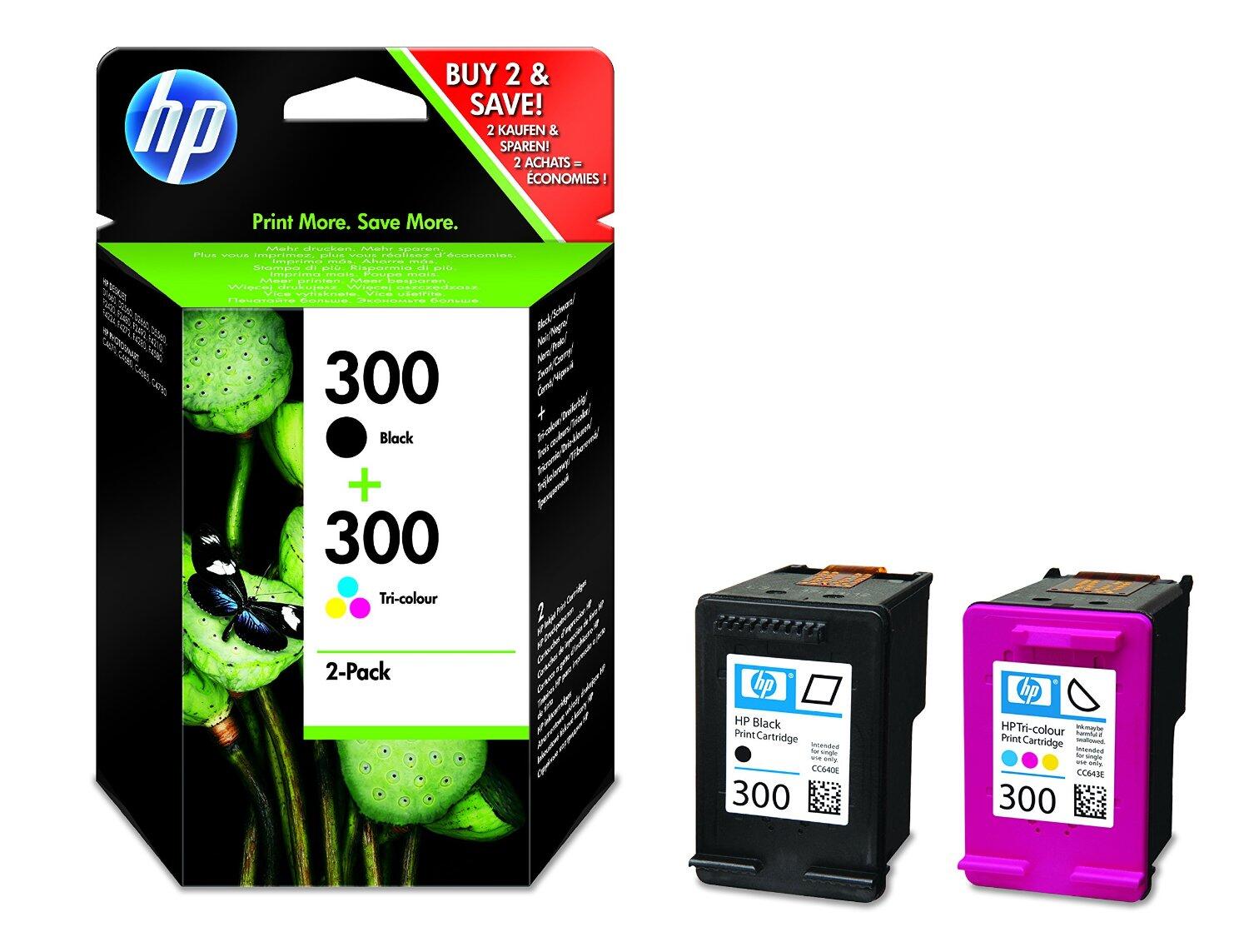 HP Inc. HP Original 300 Druckerpatrone Multipack C/M/Y/BK (CN637EE)