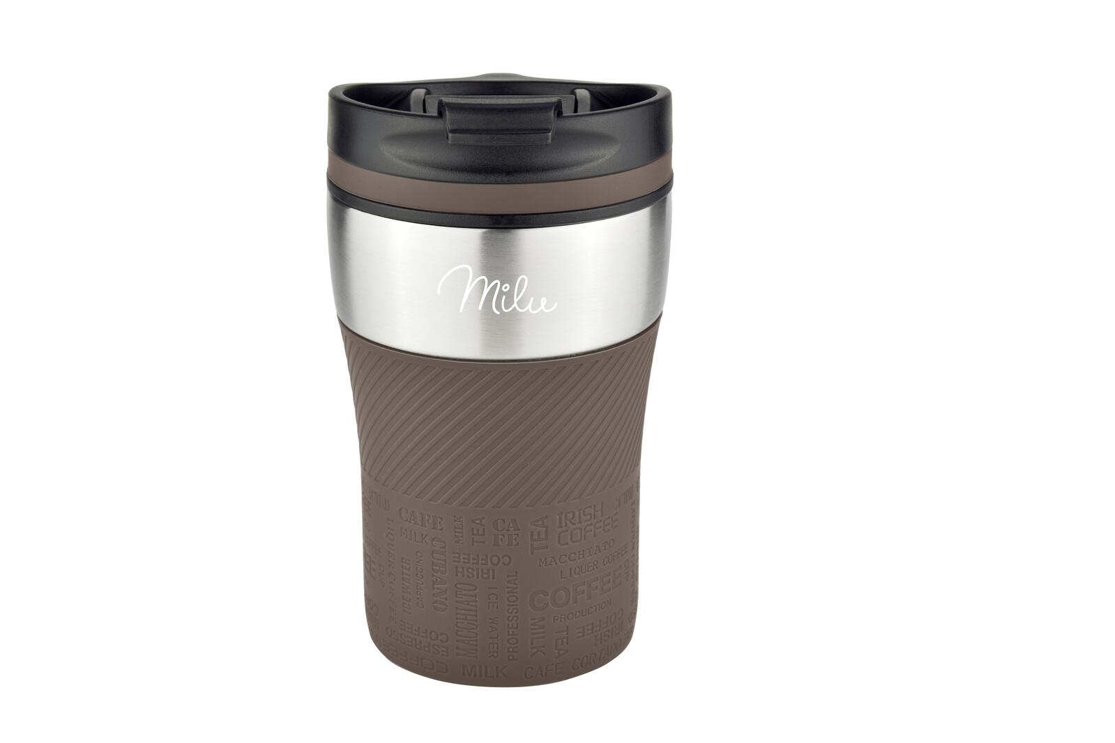 Milu Isolierbecher-Set (2-tlg.) - 210 ml - braun 6123