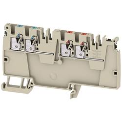 Weidmüller 2675570000 Verteiler-Reihenklemme Push-In-Klemme, Steckanschluss Dunkelbeige 50 St.