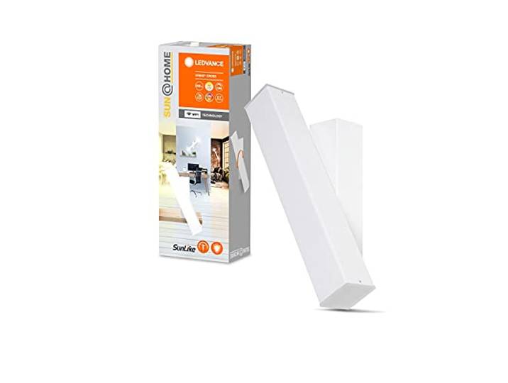LEDVANCE SUN@HOME WIFI Deckenleuchte weiß 12W dimmbar, 800Lm, (2200-5000k), 10,6x30,9cm, Smarte Wand und Deckenleuchte mit Alexa, google oder per App steuerbar, Orbis Wall mit Biorhytmusfunktion