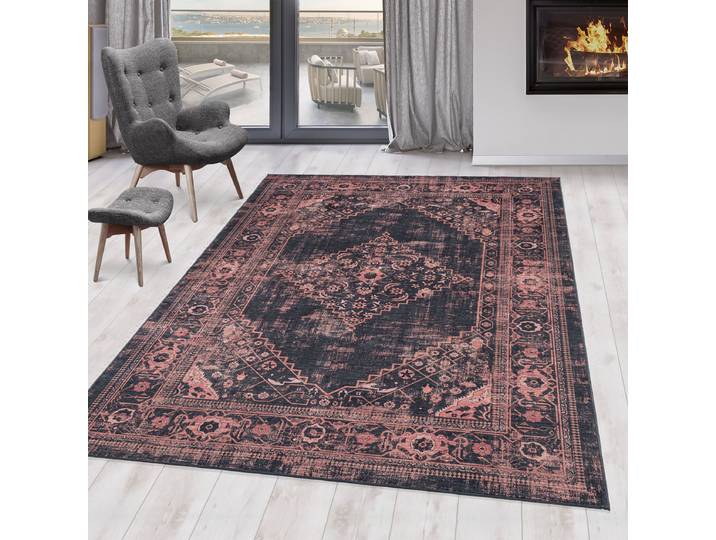 Kurzflorteppich Fiesta Typ A Rot/Rot 200 x 290cm Polyester