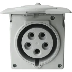CEE Wandsteckdose mit Aufbaugehäuse 32A 400V 5P IZVN 3253