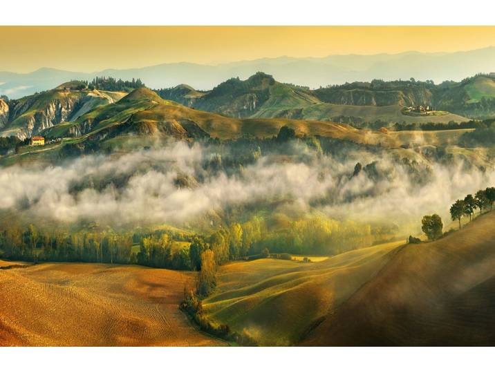 Fototapete PAPERMOON Photo-Art KRZYSZTOF BROWKO, HERBST , bunt, B:2,5m L:1,86m, Vlies, Tapeten, Fototapete
