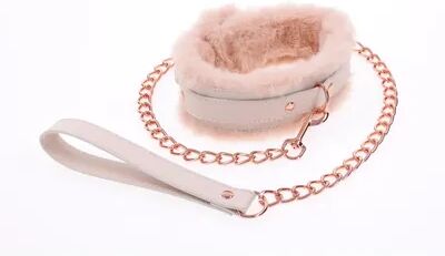 Sportsheets Peaches 'N Creame Fur Collar and Leash