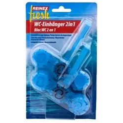 WC-Duftspüler Reinex Fresh WC Einhänger 2 in 1, 2er Set Reinigung bis unter den Rand und Frische für Ihr WC
