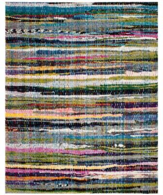 SAFAVIEH Fiesta Shag Nicolle Stripe Rug