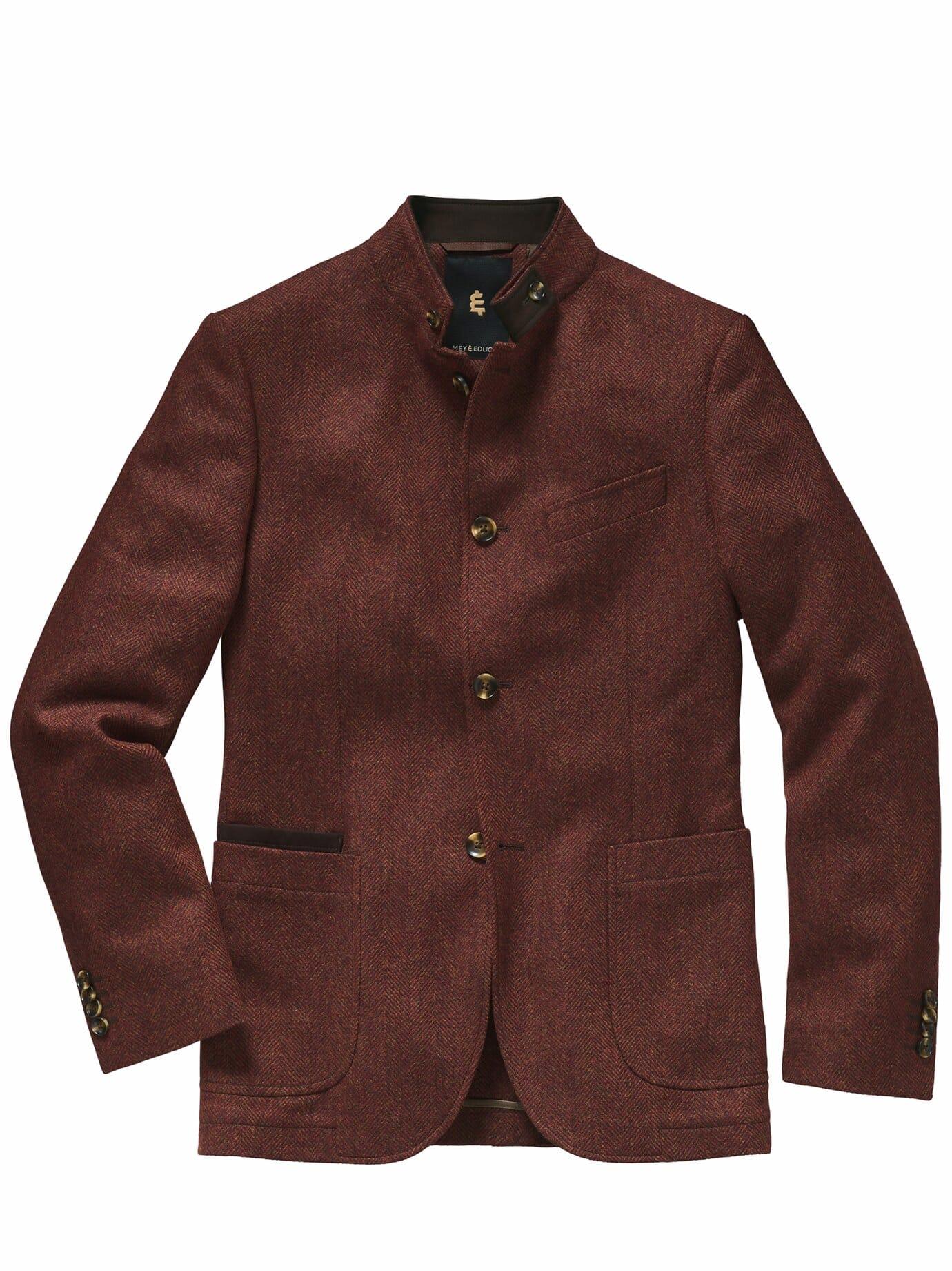 Mey & Edlich Herren Uluru-Janker Rot 100 % Schurwolle