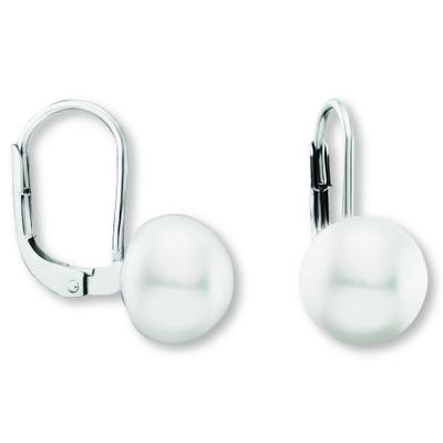 Paar Ohrhänger ONE ELEMENT "Ohrringe Ohrhänger aus 925 Silber", silber, Ohrringe, Damen, Damen, Perlen Silber 925 (Sterlingsilber), Perlen, Silber 925 (Sterlingsilber), Feine Gestaltung – ein Sinnbild mit ruhiger Eleganz