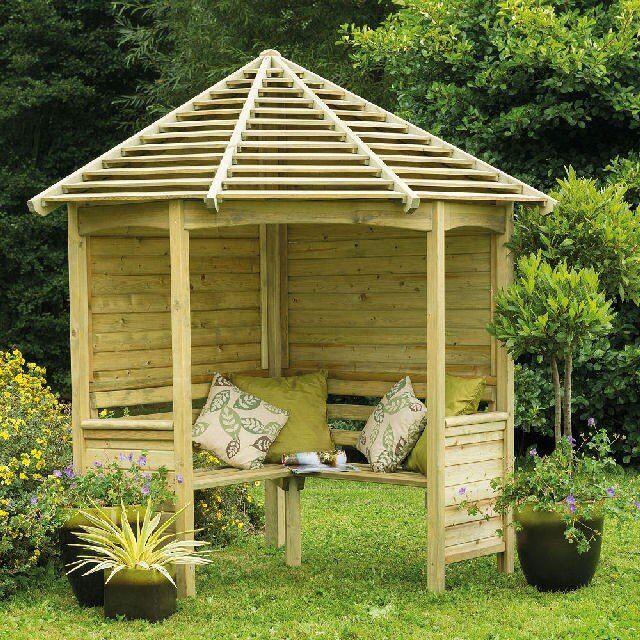 Forest Garden Venetian Corner Arbour