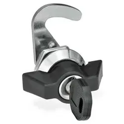Hakenverriegelungen, Betätigung mit Bedienelementen / Schlüssel, abschließbar (115.8-SCK-18-H1-CR-1)