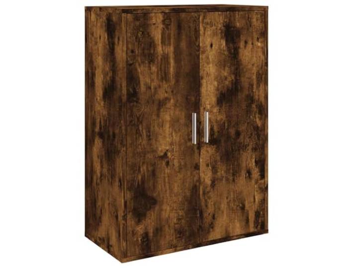 GFMGUEMV Sideboard Räuchereiche 60x31x84 cm Holzwerkstoff Schrank Stauraum Stabile Holzwerkstoff-Konstruktion, pflegeleichte Oberfläche, kompaktes Format, vielseitig nutzbar