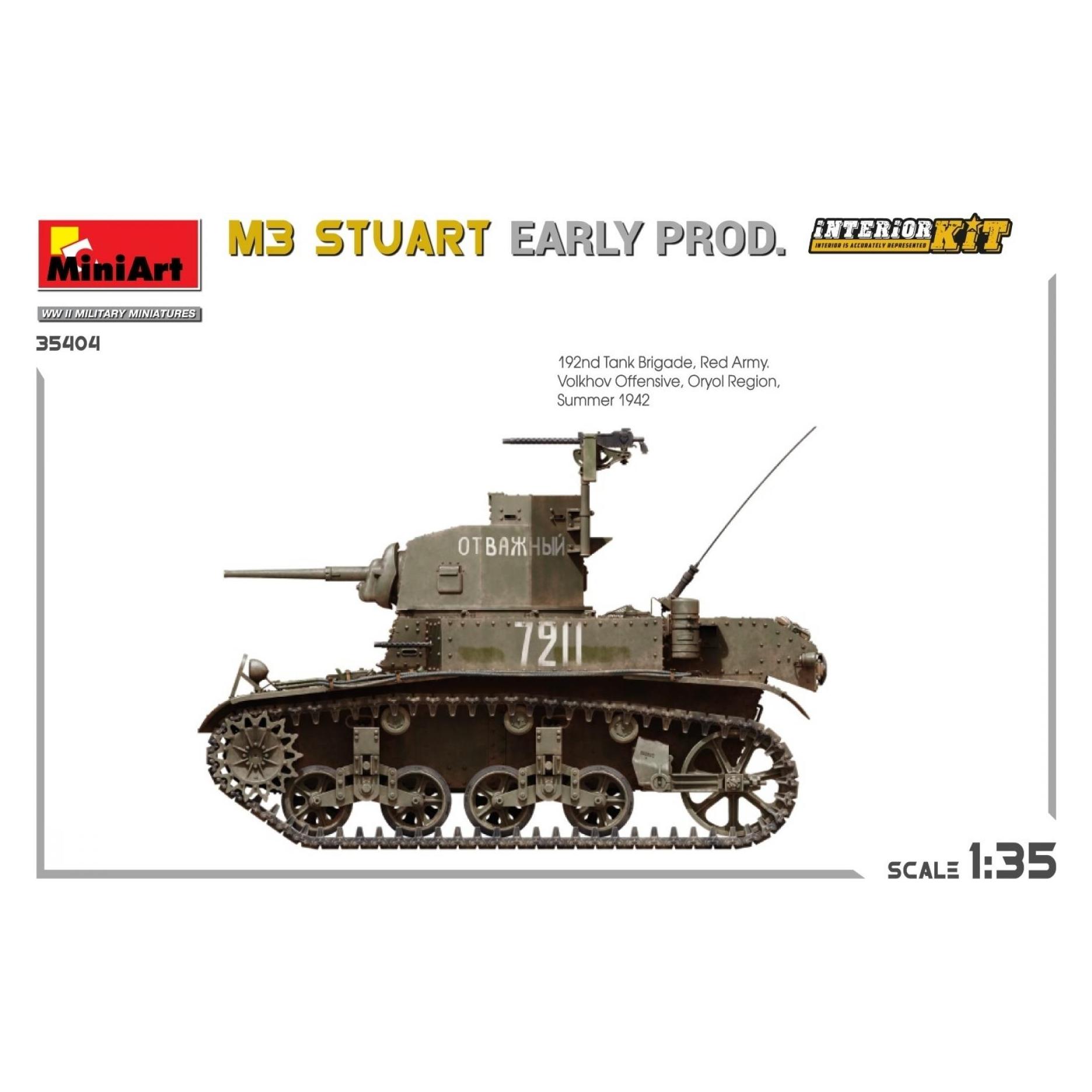 Other 1:35 M3 Stuart frühe Prod. Interior Kit (550035404)