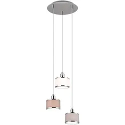 Trio, Pendelleuchte, Kaprun - Hanglampe - Chrom - exkl. (E14)