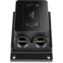 Trendnet Industrial Ethernet (2 Ports), Netzwerk Switch, Schwarz