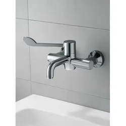 Ideal Standard CeraPlus 2 Wand-Waschtisch-Thermostat A6691AA absperrbar, DN 15, Ausladung 240 mm, chrom