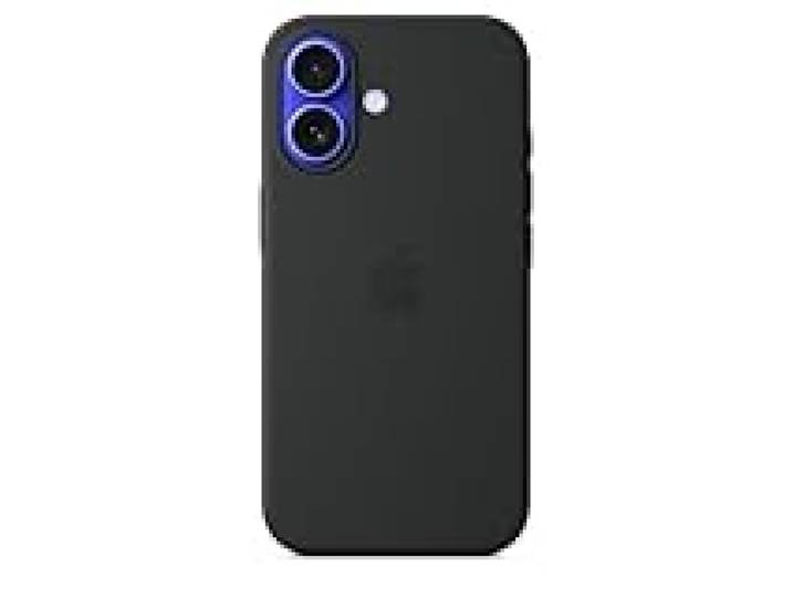 Apple Coque en Silicone avec MagSafe pour iPhone 16 - Noir ​​​​​​​