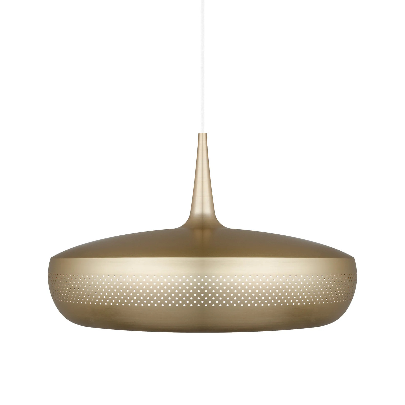 Umage Clava Dine plafondlamp, ronde designlamp, Brushed brass, Ø 43 cm