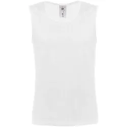 B&C Herren Tanktop Athletic Move T-Shirt TM200 white L