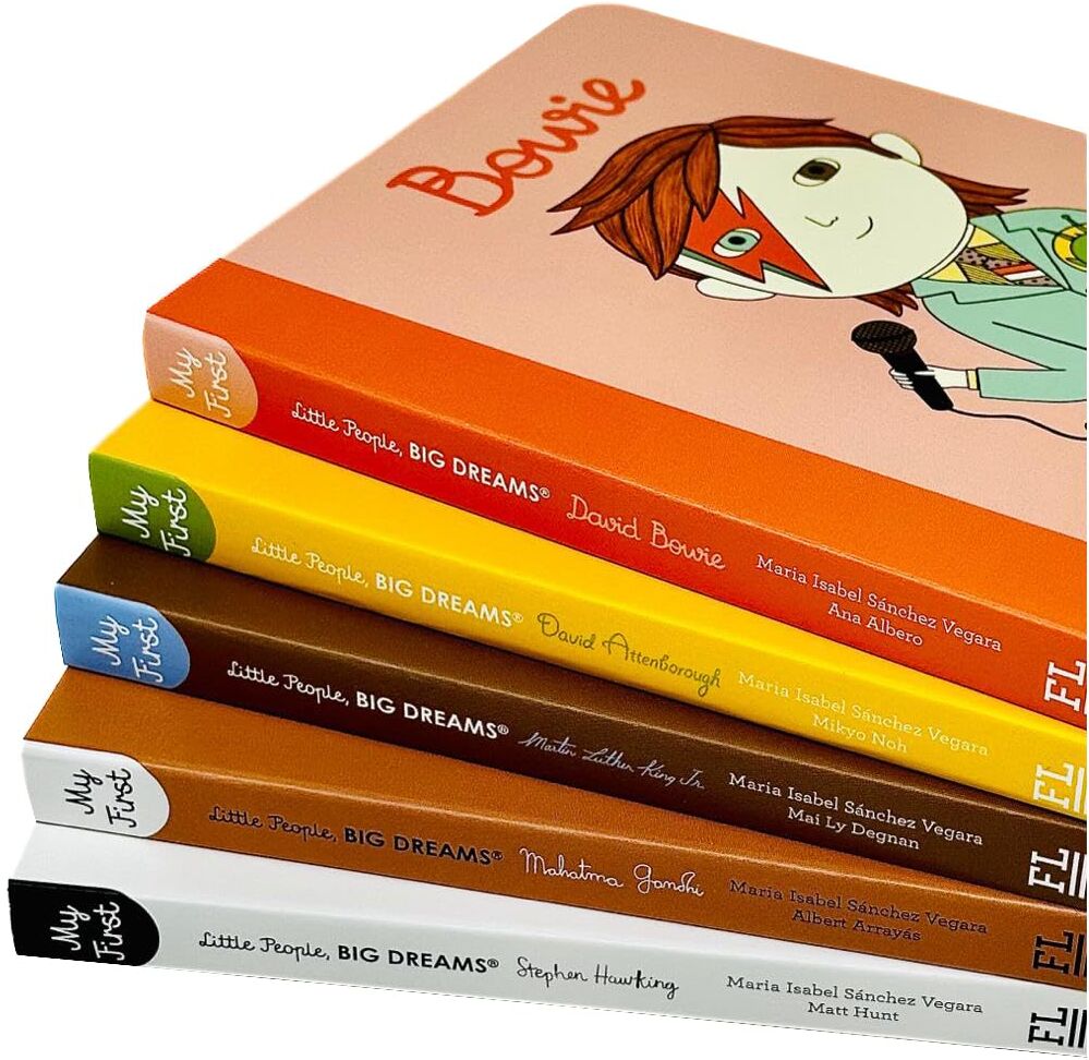 Lincoln Children's Books Little People Big Dreams Series 3: 5 Books Collection Set – Inspirational Biography Collection for Kids