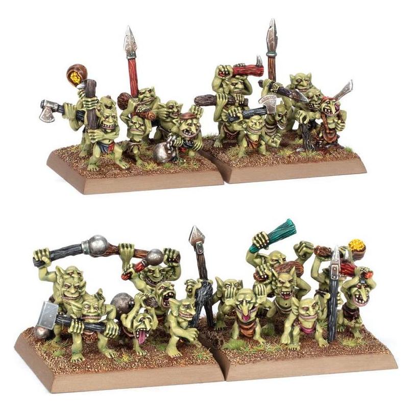 Games Workshop Warhammer ToW - Orc & Gobelin Tribus Bande de Snotlings (Metall) (44907641)