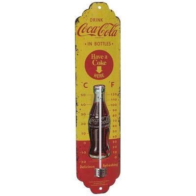 Thermometer. Coca-Cola / In Bottles Yellow