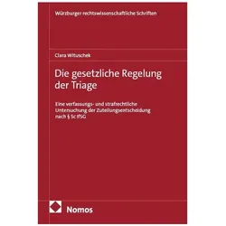 Die Zuteilungsentscheidung nach § 5c IfSG, Fachbücher von Clara Wituschek