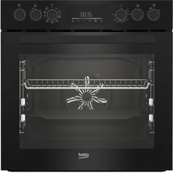 Beko BBUM17341BE, Backofen + Herd Einbau, Schwarz