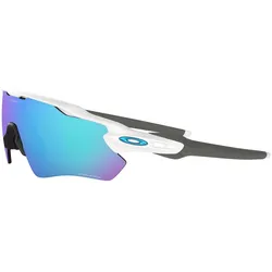 Oakley, Unisex, Sportbrille, Radar EV Path (Polished White, Prizm Sapphire), Weiss