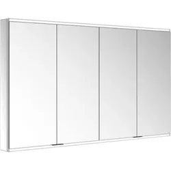 Keuco Royal Modular 2.0 Spiegelschrank 800411161000500 1600 x 900 x 120 mm, 2 Steckdosen, 2 Doppel-USB-Ladestellen, Wandvorbau, 4-türig