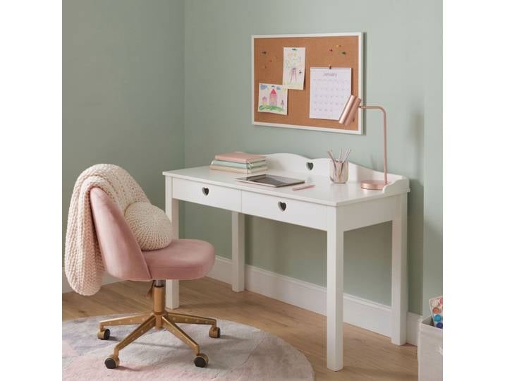 Bureau en bois blanc BU2001