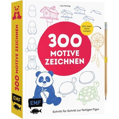 300 Motive zeichnen, Taschenbuch von Lise Herzog, Edition Michael Fischer / EMF Verlag, 978-3-7459-2479-4