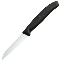 VICTORINOX Kochmesser silber, schwarz Molybdänstahl