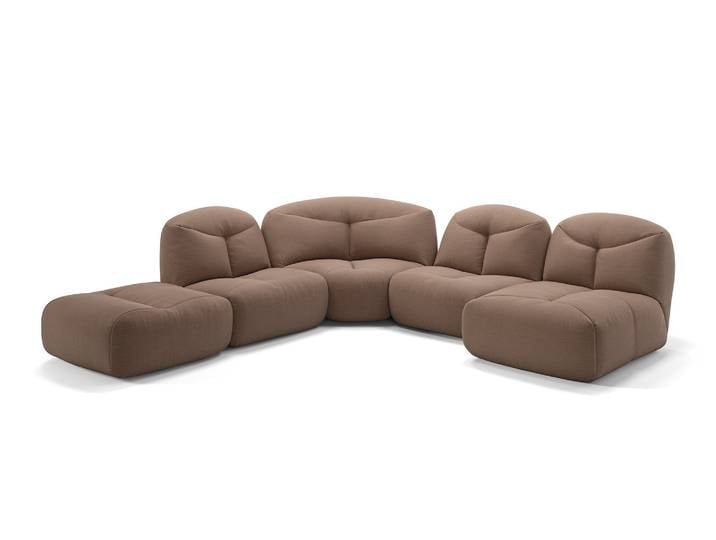Leder Wohnlandschaft MOLISE Designersofa Couch
